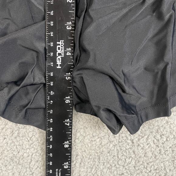 Reebok Women's Sz. 14 Black Quick Dry UPF 50+ Control Swim Shorts w/ Brief Liner - Picture 6 of 13